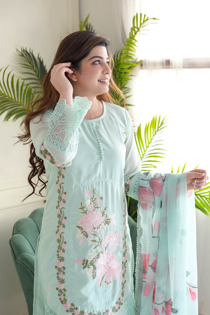 Noor Green Pakistani Suit Set