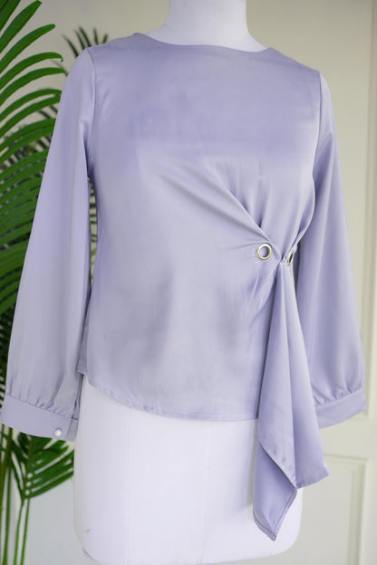 Lilac Side Knot Top