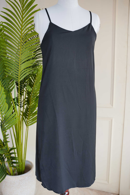 Black Slip Dress